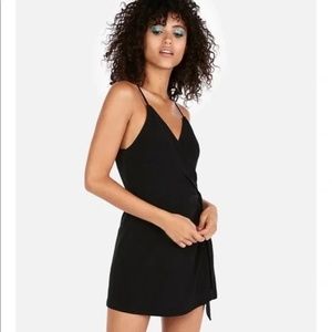 Express Black Wrap-Style Romper Size 4